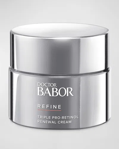 Babor Refine Triple Pro-retinol Renewal Cream, 50ml/ 1.69 Oz. In White