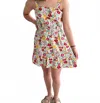 Babs+birdie Lisa Floral Mini Dress In Multi In Multi
