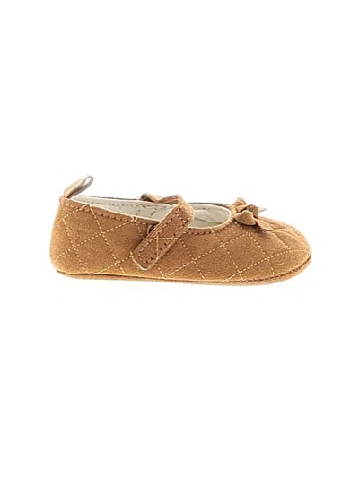 Pre-owned Baby B'gosh Kids' Booties In Brown