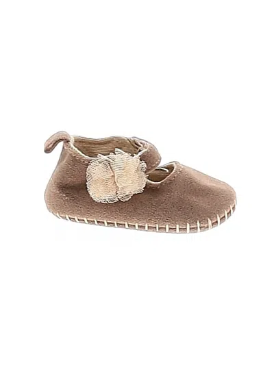 Pre-owned Baby B'gosh Babies' Booties In Tan