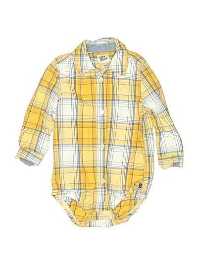 Pre-owned Baby B'gosh Kids' Long Sleeve Onesie In Orange