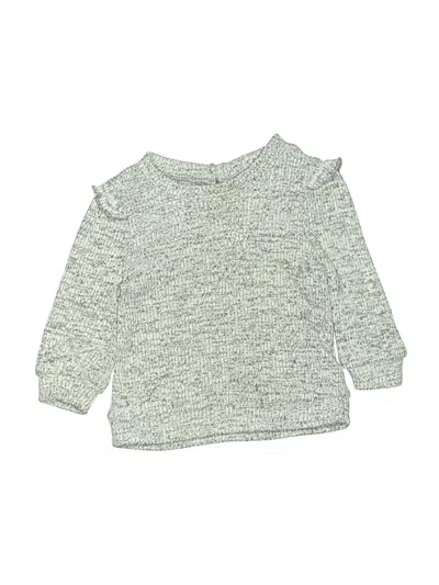Pre-owned Baby B'gosh Babies' Pullover Sweater In Silver