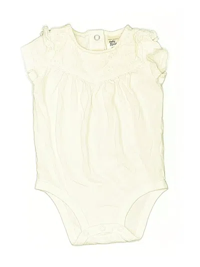 Pre-owned Baby B'gosh Babies' Short Sleeve Onesie In Ivory
