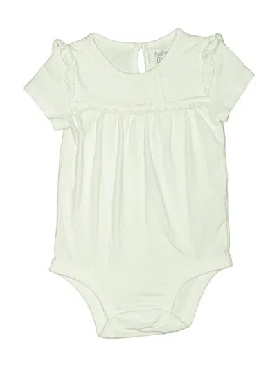 Pre-owned Baby B'gosh Babies' Short Sleeve Onesie In White