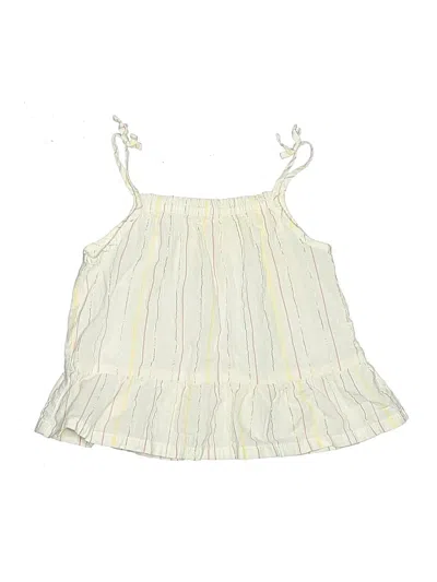 Pre-owned Baby B'gosh Kids' Tank Top Yellow Halter Neckline Tops