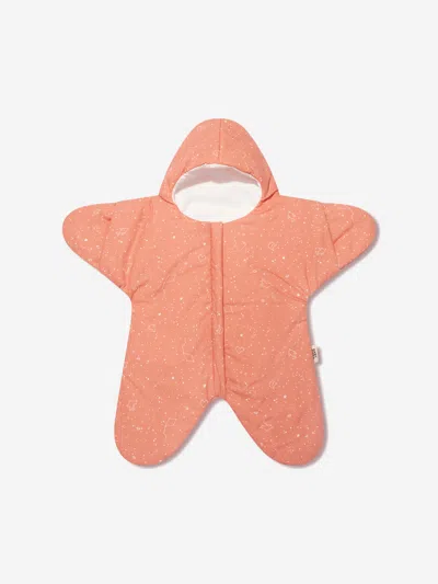 Baby Bites Babies' Star Summer Coverall In Orange