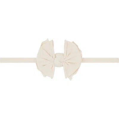 Baby Bling Kids'  Fab Bow Skinny Headband In Neutral