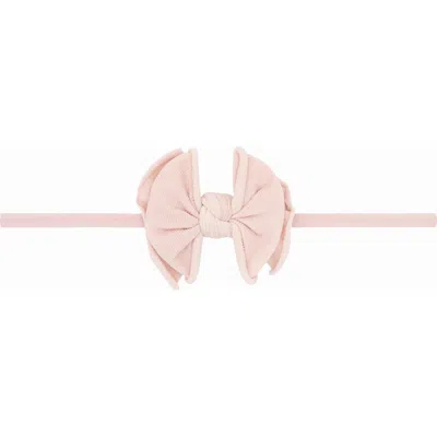 Baby Bling Kids'  Fab Bow Skinny Headband In Pink