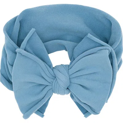 Baby Bling Fab-bow-lous Headband In Blue