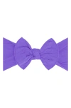 Baby Bling Babies' Knotted Bow Headband In Purple