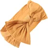 Baby Bling Knotted Bow Headband In Brown