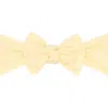 Baby Bling Knotted Bow Headband In Yellow