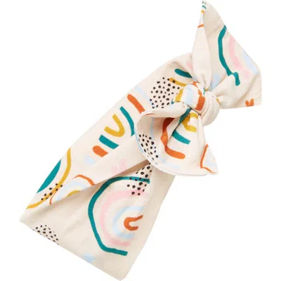 Baby Bling Print Knot Headband In Multi