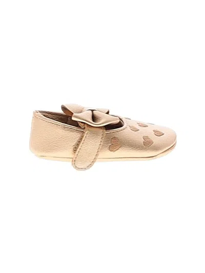 Pre-owned Baby Kids' Booties In Gold