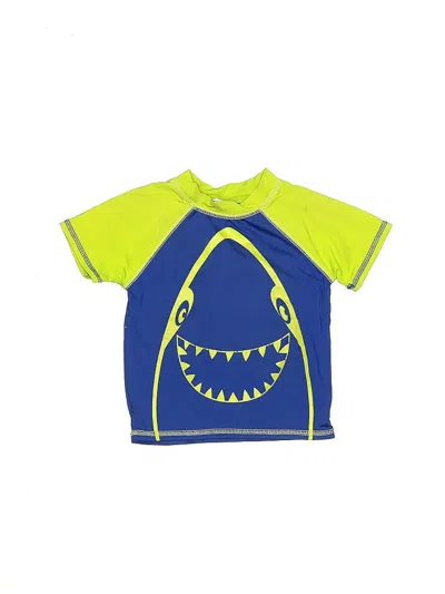 Pre-owned Baby Buns Kids' Short Sleeve Top Green Tops