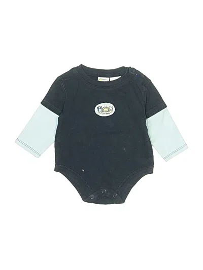 Pre-owned Baby Connection Babies' Long Sleeve Onesie In Blue