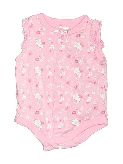 Pre-owned Baby Connection Babies' Short Sleeve Onesie In Pink