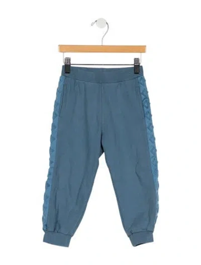 Pre-owned Baby Dior Babies' Toddler Boys Solid Sweatpants In Blue