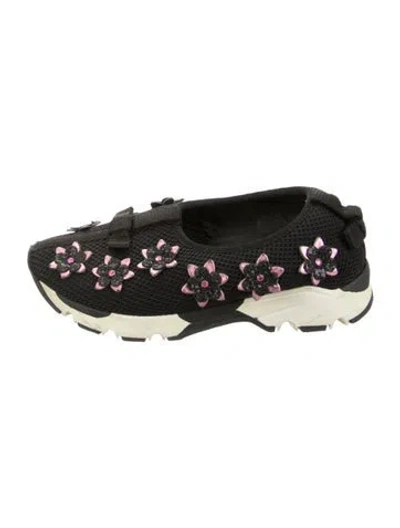 Pre-owned Baby Dior Babies' Toddler's Girl's Sneakers In Black