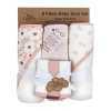 Baby Essentials 6-pc. Hooded Towel And Washcloth Set In Multi