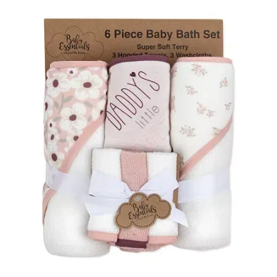 Baby Essentials Babies' 6-pc. Hooded Towel And Washcloth Set In Multi