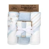 Baby Essentials 6-pc. Hooded Towel In Blue