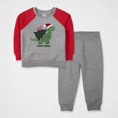 Baby Essentials Baby Boys 2-pc. Pant Set In Green