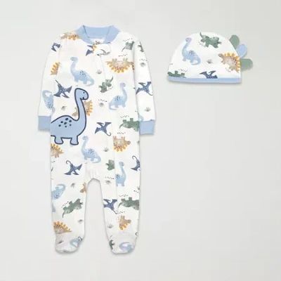 Baby Essentials Baby Boys 2-pc. Sleep And Play In Blue