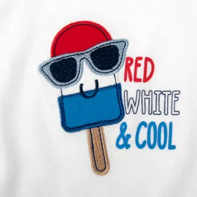 Baby Essentials Baby Boys 2-pc. Short Set In White