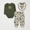 Baby Essentials Baby Boys 3-pc. Baby Clothing Set In Green