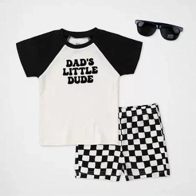 Baby Essentials Baby Boys 3-pc. Short Set In Multi