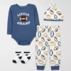 Baby Essentials Baby Boys 4-pc. Baby Clothing Set In Blue
