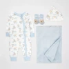 Baby Essentials Baby Boys 4-pc. Baby Clothing Set In Blue