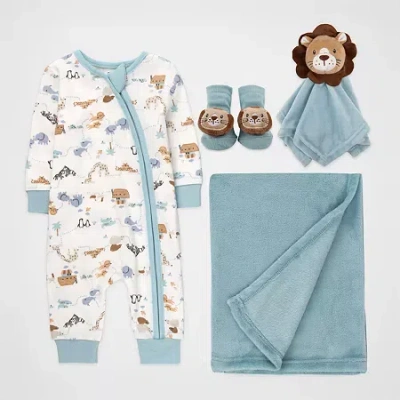 Baby Essentials Baby Boys 4-pc. Baby Clothing Set In Multi