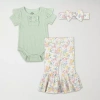 Baby Essentials Baby Girls 2-pc. Pant Set In Green