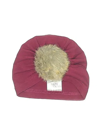 Pre-owned Baby Essentials Kids' Beanie Hat In Burgundy