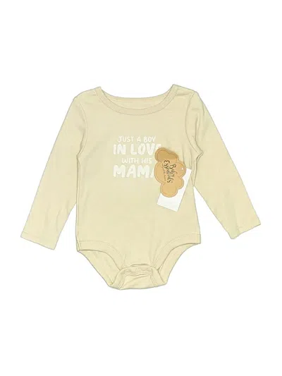 Pre-owned Baby Essentials Babies' Long Sleeve Onesie In Gold