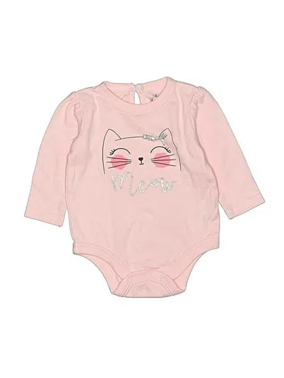 Pre-owned Baby Essentials Babies' Long Sleeve Onesie In Pink