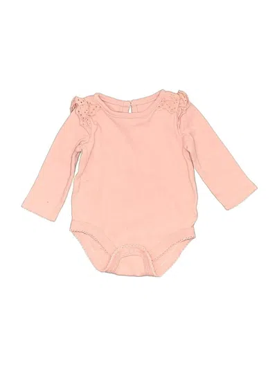 Pre-owned Baby Essentials Babies' Long Sleeve Onesie In Pink