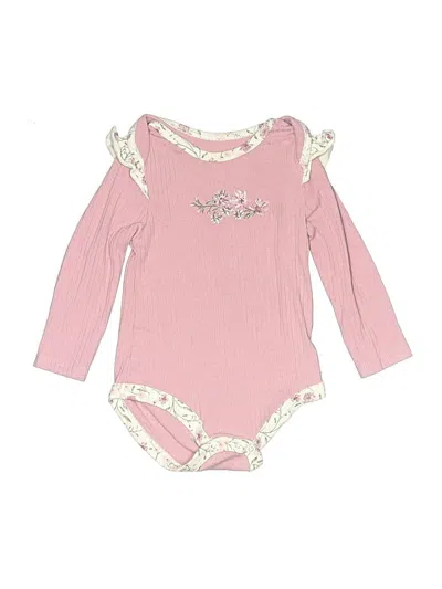 Pre-owned Baby Essentials Babies' Long Sleeve Onesie In Pink