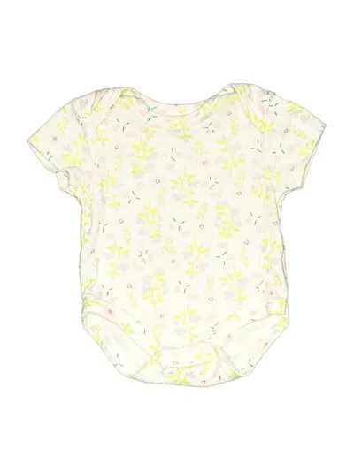 Pre-owned Baby Essentials Babies' Short Sleeve Onesie In Yellow