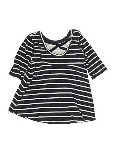 Pre-owned Baby Gap Babies' 3/4 Sleeve T-shirt In Black