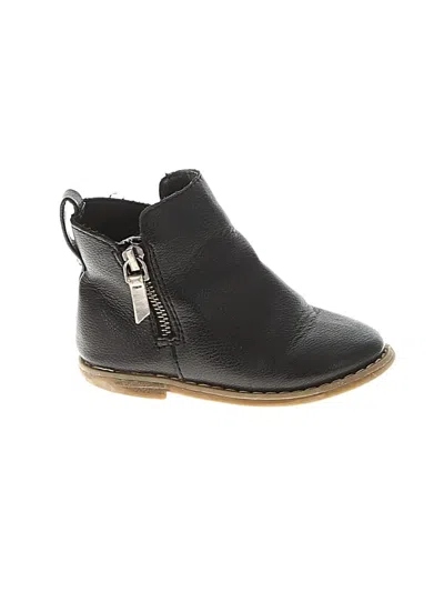Pre-owned Baby Gap Kids' Ankle Boots In Black