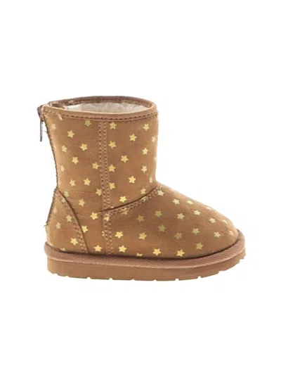 Pre-owned Baby Gap Kids' Ankle Boots In Brown