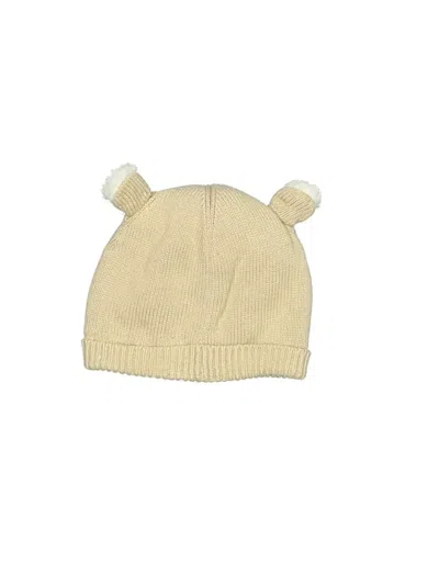 Pre-owned Baby Gap Babies' Beanie Hat In Ivory