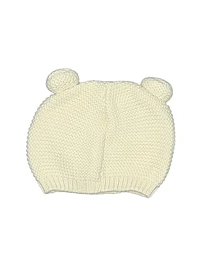 Pre-owned Baby Gap Babies' Beanie Hat In Ivory
