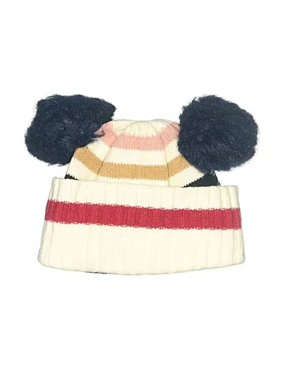 Pre-owned Baby Gap Kids' Beanie Hat In White