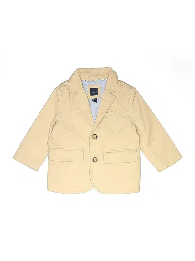 Pre-owned Baby Gap Kids' Blazer Jacket In Brown