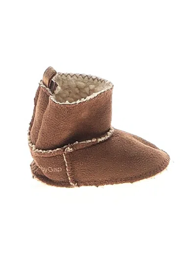 Pre-owned Baby Gap Babies' Booties In Brown