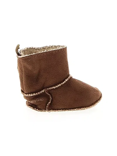 Pre-owned Baby Gap Babies' Booties In Brown